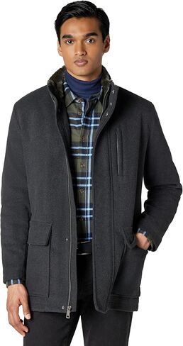 Cole Haan Men's Wool Plush Car Coat in Saudi Arabia