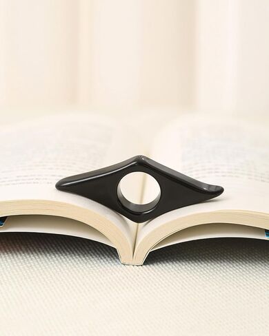 2PCS Thumb Book Rest – Acrylic Press Bookmarks, Book Reading Aid Transparent Purple BLC1046-04 in Saudi Arabia