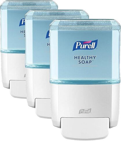 PURELL ES4 Manual Wall-Mounted Hand Soap Dispenser, White, Compatible with 1200 mL PURELL Brand HEALTHY SOAP Refills (Pack of 1) - 5030-01 - Manufactured by GOJO, Inc. in Kuwait