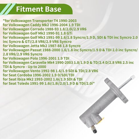 مشغل أسطوانة القابض التابع لشركة VW Transporter T4 1990-2003 لسيارة Volkswagen Passat No.357721261A in Saudi Arabia