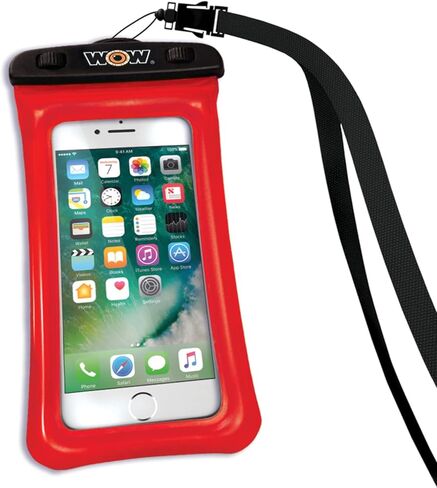 WOW Sports Waterproof Phone Pouch with Floatation – 5X8 Inch Snowproof, Dustproof, Sandproof, and Waterproof Cell Phone Case in Saudi Arabia