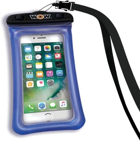 WOW Sports Waterproof Phone Pouch with Floatation – 5X8 Inch Snowproof, Dustproof, Sandproof, and Waterproof Cell Phone Case in Kuwait
