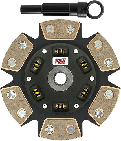 ClutchMaxPRO Performance Stage 3 Clutch Disc Plate with Alignment Tool Compatible with 1993-1995 Honda Civic Del Sol 1992-2005 Civic 1.5L 1.6L 1.7L D15 D16 D17 (CPLC54021R3DEAT-08022-ST3) in Saudi Arabia