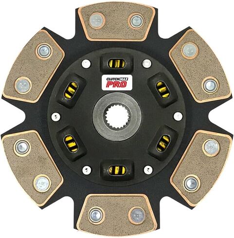 ClutchMaxPRO Performance Stage 3 Clutch Disc Plate with Alignment Tool Compatible with 1993-1995 Honda Civic Del Sol 1992-2005 Civic 1.5L 1.6L 1.7L D15 D16 D17 (CPLC54021R3DEAT-08022-ST3) in Saudi Arabia
