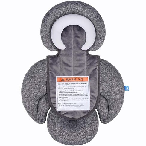 COOLBEBE Upgraded 3-in-1 Babybody Support for Newborn Infant Toddler - Extra Soft Car Seat Insert Cushion Pad, Perfect for Carseats, Strollers, Swings, Black in Saudi Arabia