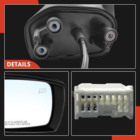 A-Premium Passenger Side Power Door Mirror - Compatible with Subaru Outback 2015-2016, Legacy 2015-2017 - Non-Heated Manual Folding Black Outside Rear View Mirror - Replace# 91036AL11APFM in Saudi Arabia