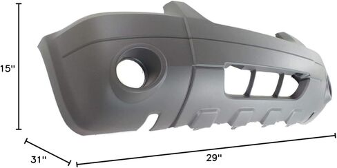 مصدات توفر - غطاء مصد أمامي أسود منسوج لسيارة 2005 2006 2007 Ford Escape XLT مع مصابيح ضباب 05 06 07، FO1000571 in Saudi Arabia