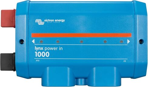 Victron Energy Lynx Power In Battery Connector - Modular M8 DC Bus Bar with 4 Connections for Batteries, Loads, or Chargers - Supports Cables up to 22mm ⌀ - Part of Lynx Distribution System in Kuwait