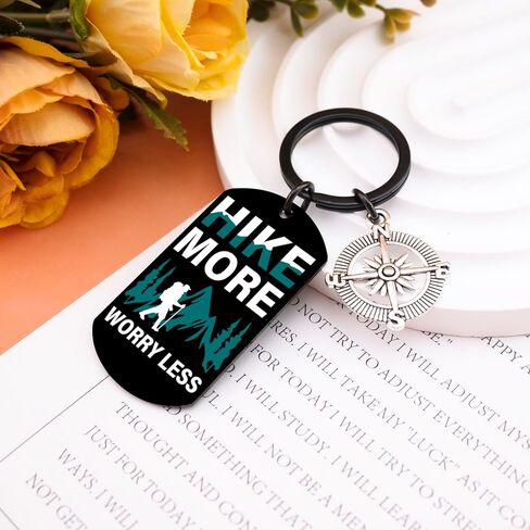 هدايا المشي لمسافات طويلة للنساء والرجال ملحقات المشي لمسافات طويلة سلسلة المفاتيح هدايا رائعة للمتنزهين النساء في الهواء الطلق الرجال هدية عيد ميلاد فريدة من نوعها للمتنزهين في الهواء الطلق هدية للمرأة in Kuwait