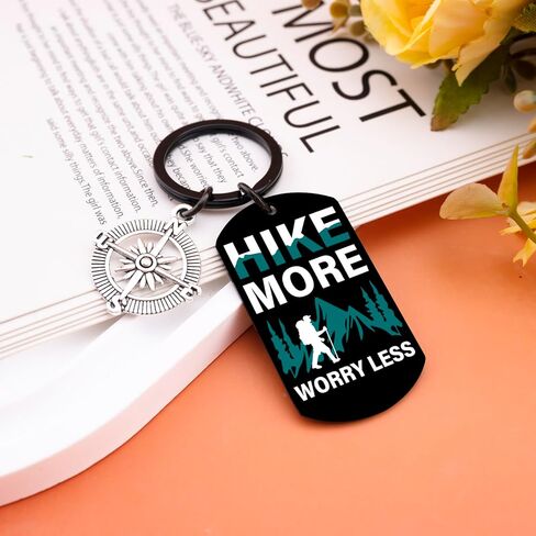 هدايا المشي لمسافات طويلة للنساء والرجال ملحقات المشي لمسافات طويلة سلسلة المفاتيح هدايا رائعة للمتنزهين النساء في الهواء الطلق الرجال هدية عيد ميلاد فريدة من نوعها للمتنزهين في الهواء الطلق هدية للمرأة in Kuwait