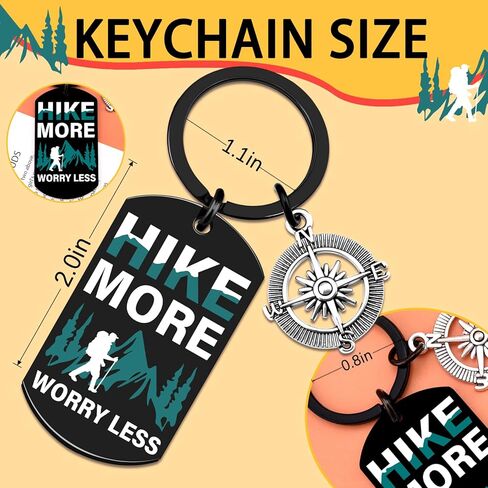 هدايا المشي لمسافات طويلة للنساء والرجال ملحقات المشي لمسافات طويلة سلسلة المفاتيح هدايا رائعة للمتنزهين النساء في الهواء الطلق الرجال هدية عيد ميلاد فريدة من نوعها للمتنزهين في الهواء الطلق هدية للمرأة in Kuwait