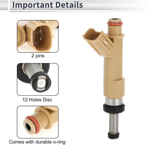 Fuel Injector for Toyota Corolla 1.8L 2014-2015 Flow Match Fuel Nozzle 1 Pc in Saudi Arabia