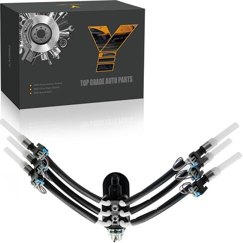 Fuel Injector fit for GMC Jimmy Safari Savana 1500 2500 Sierra Sonoma, fit for Chevrolet Astro Blazer C1500 K1500 Pickup Express 1500 2500 P30 S10 Pickup Silverado 1500 Classic, 4.3L V6 FJ503 in Kuwait