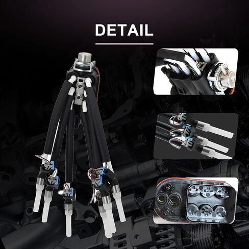 Fuel Injector fit for GMC Jimmy Safari Savana 1500 2500 Sierra Sonoma, fit for Chevrolet Astro Blazer C1500 K1500 Pickup Express 1500 2500 P30 S10 Pickup Silverado 1500 Classic, 4.3L V6 FJ503 in Kuwait