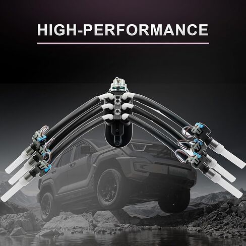 Fuel Injector fit for GMC Jimmy Safari Savana 1500 2500 Sierra Sonoma, fit for Chevrolet Astro Blazer C1500 K1500 Pickup Express 1500 2500 P30 S10 Pickup Silverado 1500 Classic, 4.3L V6 FJ503 in Kuwait