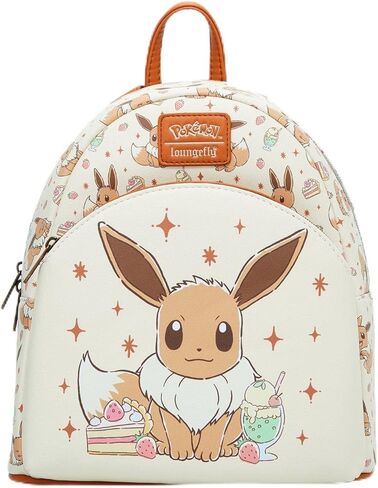 Loungefly Pokemon Eevee Desserts Mini Backpack BROWN LIGHT BROWN NONE in Kuwait