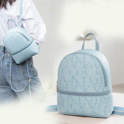 Mini Womens Backpack, Small Travel Backpack, Stylish Daypack Purse Handbag Small Casual Daily Travel Bag, Womens Gifts for Work Travel Daily, Blue in Saudi Arabia