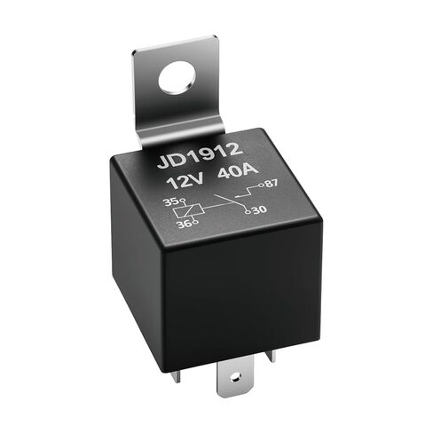 12 حزمة JD1912 12V 40A 4-Pin SPST مرحل السيارة، متوافق مع السيارة والشاحنة والدراجة النارية والقارب والجرار in Kuwait
