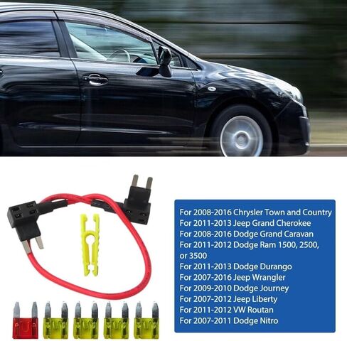 TIPM Repair Fuel Pump Relay Bypass Cable Fits for 2011-2012 Dodge Ram 1500, 2500, or 3500 in Kuwait
