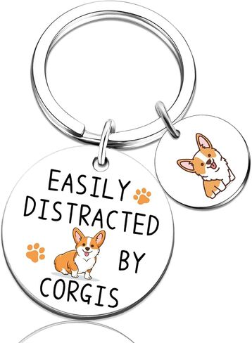 Corgi Gifts for Corgi Lovers Cute Keychains for Women Men Teen Girls Boys Funny Corgis Stuff for Corgis Mom Dad Butt Stuff for Dog Lovers Birthday Decorations Christmas Gifts in Kuwait
