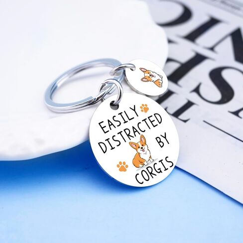 Corgi Gifts for Corgi Lovers Cute Keychains for Women Men Teen Girls Boys Funny Corgis Stuff for Corgis Mom Dad Butt Stuff for Dog Lovers Birthday Decorations Christmas Gifts in Kuwait