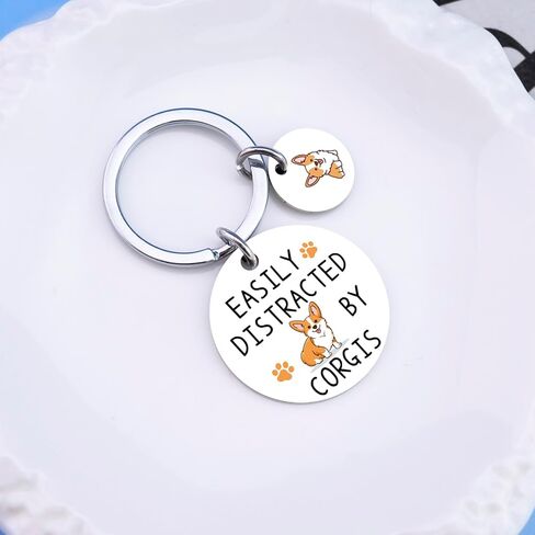Corgi Gifts for Corgi Lovers Cute Keychains for Women Men Teen Girls Boys Funny Corgis Stuff for Corgis Mom Dad Butt Stuff for Dog Lovers Birthday Decorations Christmas Gifts in Kuwait