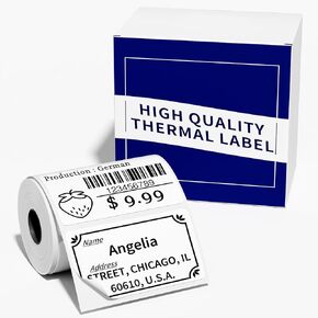 M100 Thermal Label [320 Pcs] -1 Pack of 1.18'' x 0.79''(30 x 20mm) Paper Also Compatible for Phomemo M110/M200/M220 Ponek M102 Label Maker Strong Adhesive Refill Tape in Kuwait