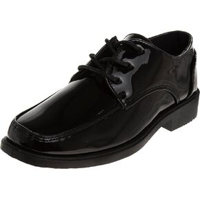 Josmo Boys Lace-Up Dress Shoes (Toddler, Little Kid, Big Kid), Size 1 Little Kid, Black Patent in Kuwait