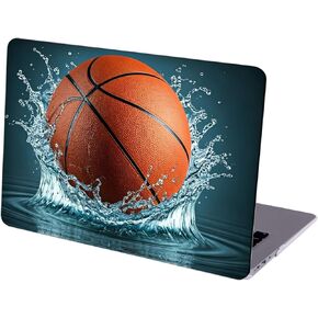 Compatible with MacBook Air 13.6-inch, Hard Shell Case with Keyboard Cover and Screen Protector (A2681, M2 chip / A3113, M3 chip / A3240, M4 chip, 2022-2025 Release) - Basketballs MC21376 in Saudi Arabia