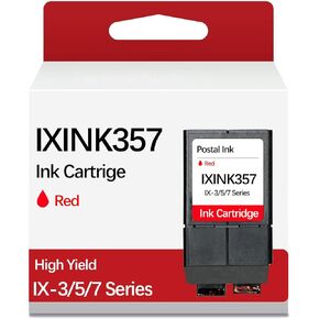 IXINK357 Neopost Compatible Ink Cartridge Replacement for IX3 IX5 IX7 Pro Series Mailing Systems Postage Meter Fluorescent Red Postage Ink in Kuwait