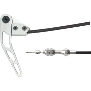 Lokar HR-1100U Black Hood Release Cable with Black Housing in Kuwait