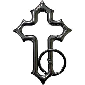 Cross Carabiner Clips Cute Cool Y2K Christian Keychains Versatile Key Ring for Handbag Backpacks Belt Loop in Saudi Arabia