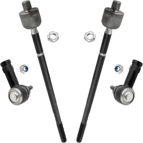 4Pc Suspension Kit Front Inner & Outer Tie Rods End Link Set Left Driver & Right Passenger Fit For Hyundai Santa Fe 2001 2002 2003 2004 2005 2006 Replace# 568203B000 5778526200 ES3616 EV80619 in Kuwait