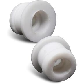 2 PCS Shifter Cable Bushing Cover Kit, Transmission Shift Linkage Bushing Repair Set, Transmission Linkage Cable Replace Part OE# 14057, Compatible with Ford Focus (White) in Kuwait