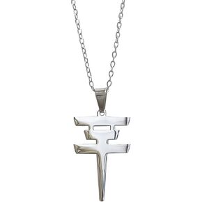 Tokio Hotel Necklace Rock Roll Necklace Stainless Steel Tokyo Hotel Merch for Men Women Tokio Hotel Pendant Jewelry Music Fans Silver in Kuwait
