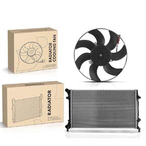 قطع غيار لمجموعة أدوات تجميع المبرد ومروحة التبريد الجديدة لفولكس واجن جولف 2010-2014 L5 2.5L Mod-A58PP-96525 in Kuwait