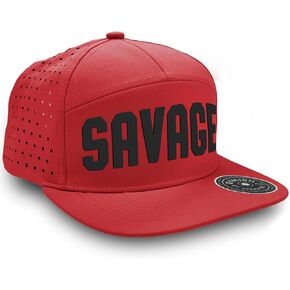 Savage Workout Hats for Men 7 Panel Laser Vented Classic Snapback Hat Gifts for Mens in Kuwait