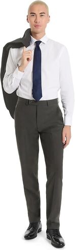 Calvin Klein Slim Fit Suit Separate Pants, Black, 34W x 32L in Saudi Arabia