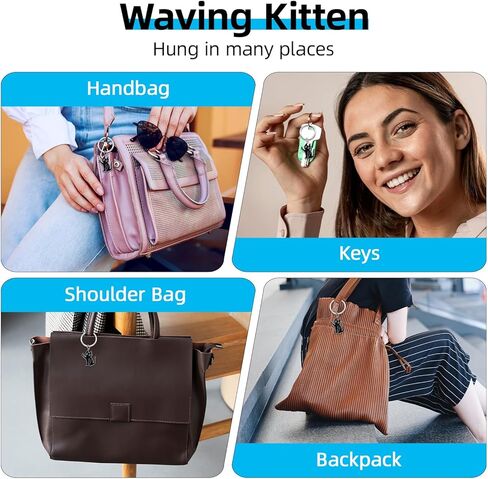 Cat Keychain – Cute Black Keychains for Women Men, Stainless Steel Funny Cat Keyring, Gift for Cats Lovers Friendship Accessories in Saudi Arabia