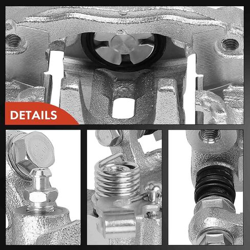 مجموعة فرامل قرصية ممتازة مع دعامة متوافقة مع Hyundai Elantra 1996-2000، Tiburon 1997-2001 - السائق الخلفي وجانب الراكب قطعتان in Saudi Arabia