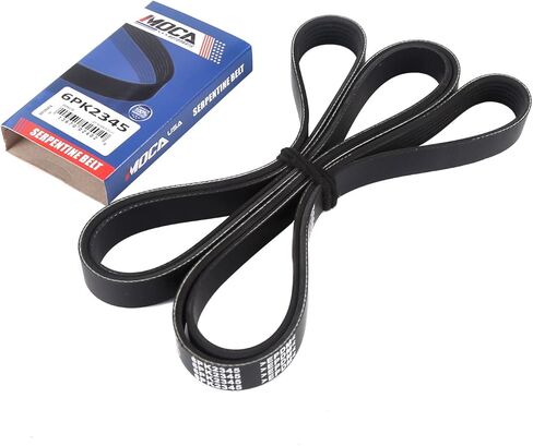 6PK2345 Serpentine Belt w/ 105 Amp Alternator Fit 82-15 for Chevrolet Escalade Avalanche Express Silverado, for GMC Savana Sierra Yukon, for Mercury Grand Marquis Marauder 4.8L 5.3L 6.0L in Kuwait