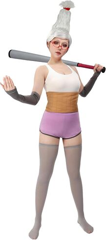 C-ZOFEK US Size Seiko Cosplay Costume Full Set Outfit with Eye Patches and Glasses for Women Halloween in Saudi Arabia