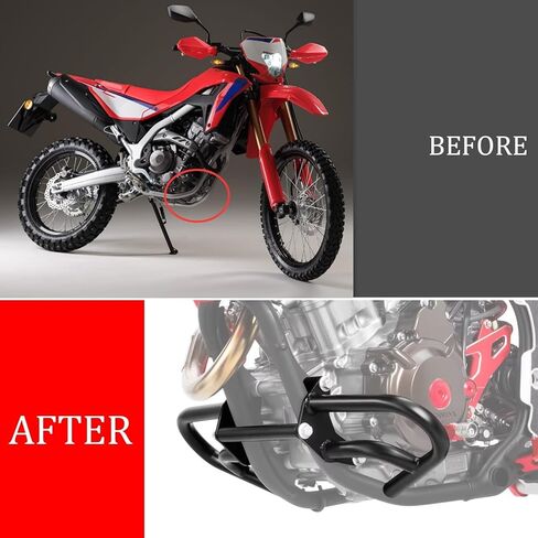 CRF250L Engine Crash Bar - CRF300L Engine Chassis Bar Pipe Compatible with 2022-2025 CRF 250L & 2021-2025 CRF 300L Motorcycle Engine Guard Crash Protection Bars in Kuwait