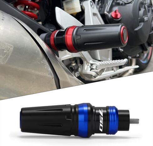 Motorcycle Exhaust Sliders Crash Protector Compatible with Honda CB750 H.ornet 2025 2024 2023 | Frame Slider Falling Protection CB 750 Accessories (red) in Saudi Arabia