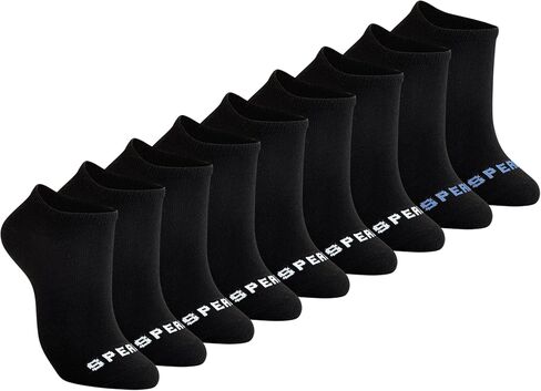 Sperry Women's 9-Pack Low Cut Ankle Socks – Breathable, Moisture-Wicking, Cushioned, No-Show Fit for Everyday & Athletic Wear in Saudi Arabia