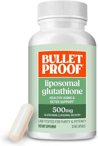 Bulletproof Liposomal Glutathione Force Antioxidant Capsules, 30 Count, Supplement for Liver Health and Immune Support, 30 Servings in Kuwait