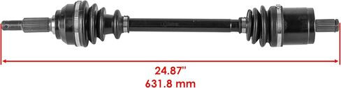 محور السيرة الذاتية الأيمن الأمامي من Caltric AM135250 متوافق مع John Deere 4X2 4X4 HPX (040001-090000) in Saudi Arabia