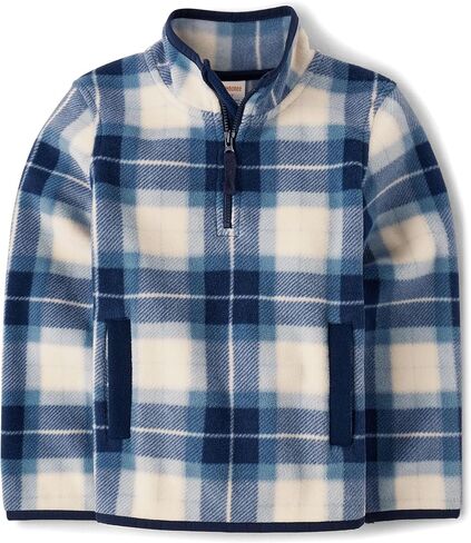 Gymboree Boys' and Toddler Long Sleeve Cozy Microfleece Half Zip Jacket in Kuwait