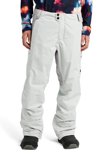 Burton Men’s Reserve 2-Layer Insulated Pants – Waterproof Winter Snowboard Pants – Gray Cloud/Washed Lavender, Large in Saudi Arabia