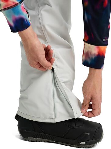 Burton Men’s Reserve 2-Layer Insulated Pants – Waterproof Winter Snowboard Pants – Gray Cloud/Washed Lavender, Large in Saudi Arabia